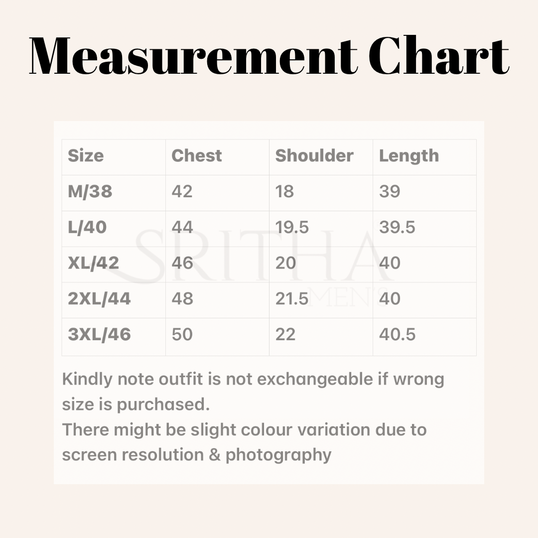 SM0624-01-07 Black & White Cotton Blend Kurta