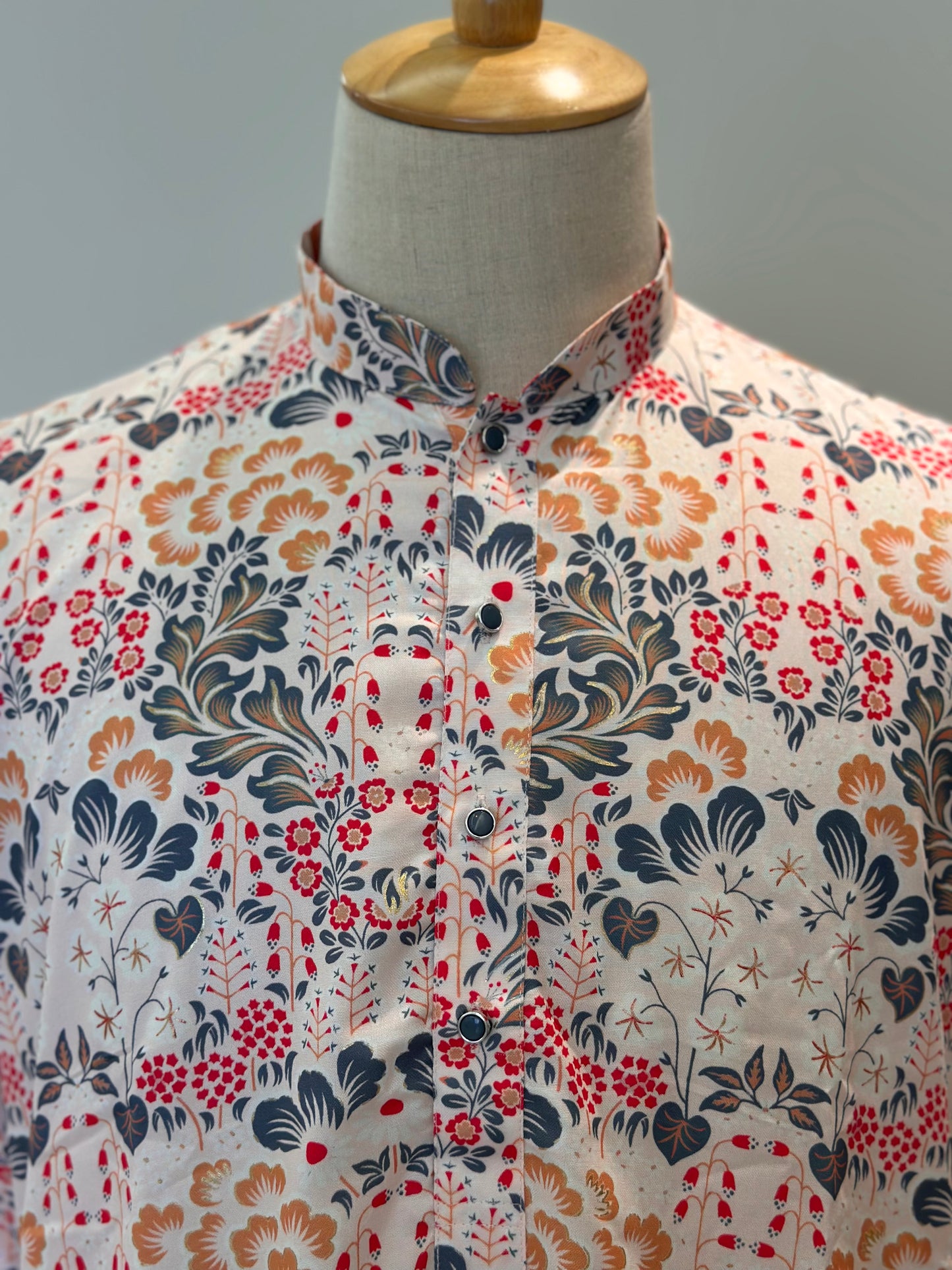 SM1125-02-16 Light Pink Soft Viscose Blend Kurta Set