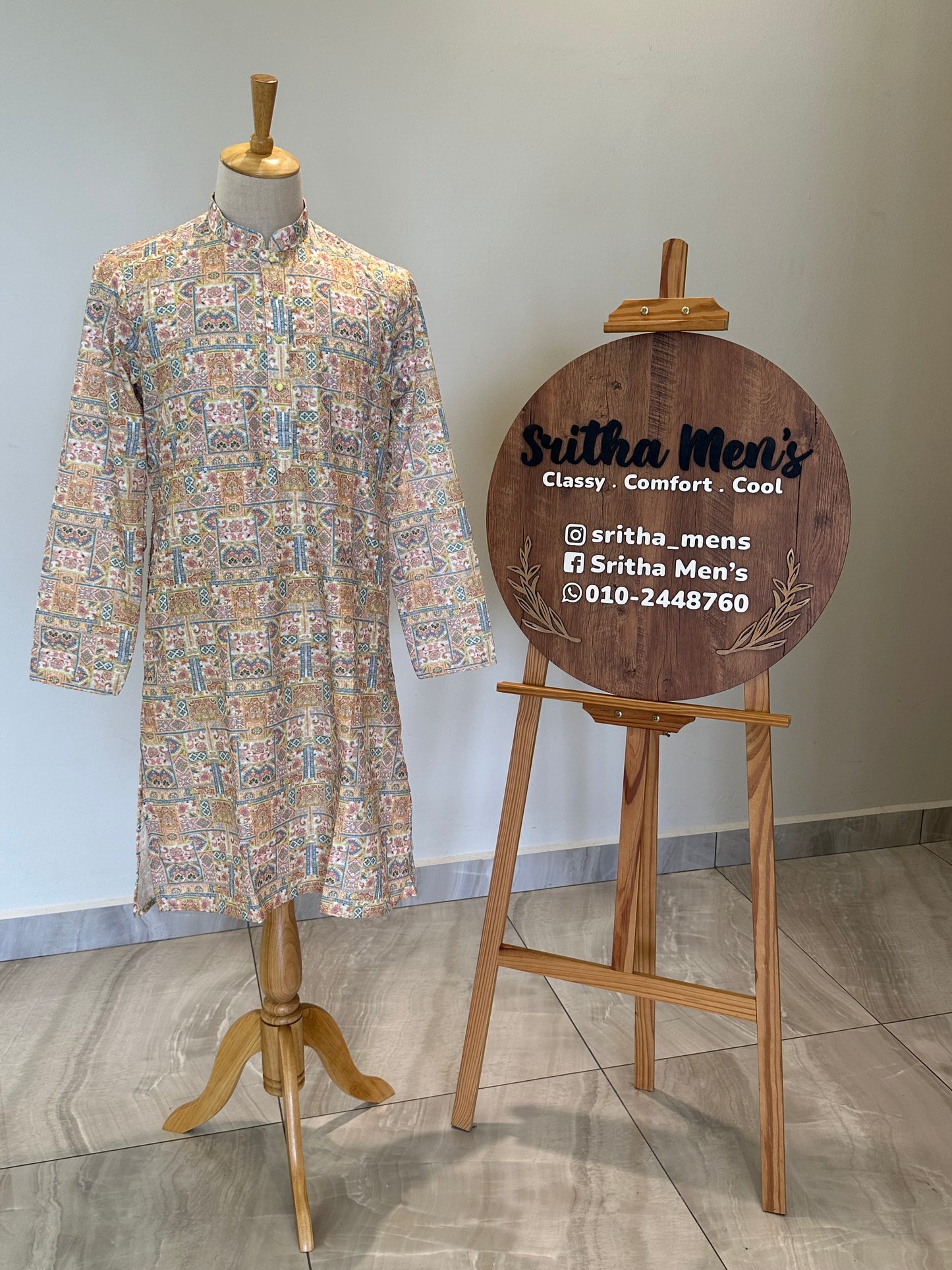 SM0925-02-09 Fade Yellow Soft Cotton Kurta Set