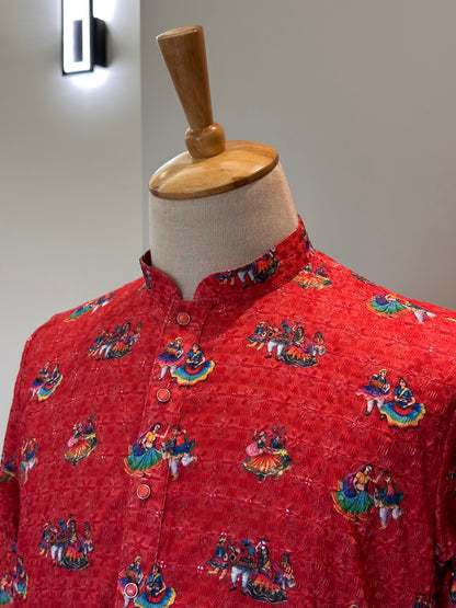 SM1125-02-12 Red Tribe Thread-work Design