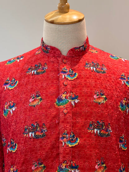 SM1125-02-12 Red Tribe Thread-work Design