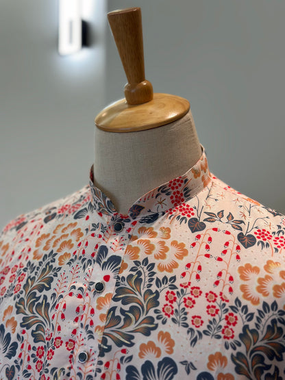 SM1125-02-16 Light Pink Soft Viscose Blend Kurta Set