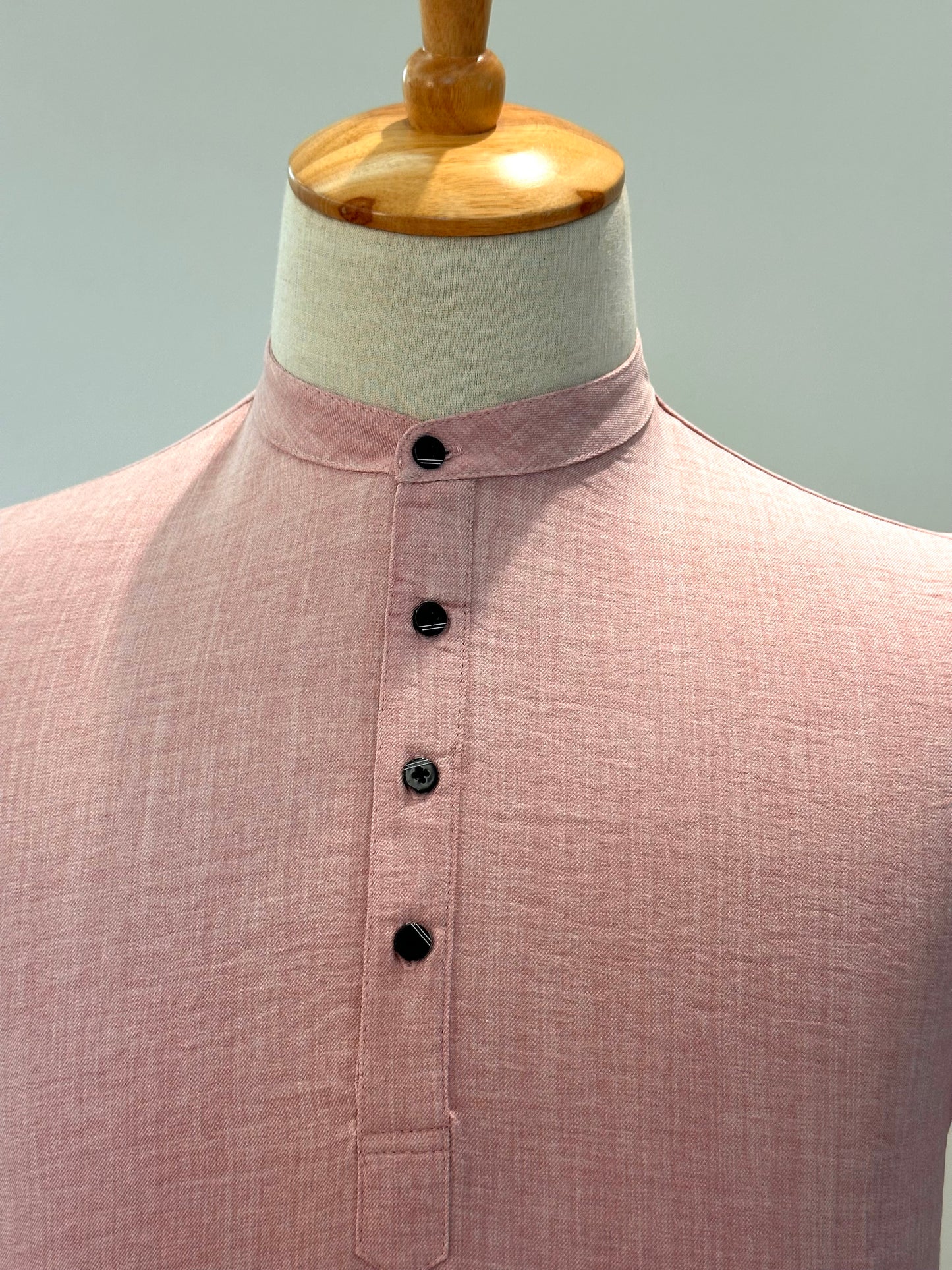 SM0326-01-10 Pink Soft Short Kurta