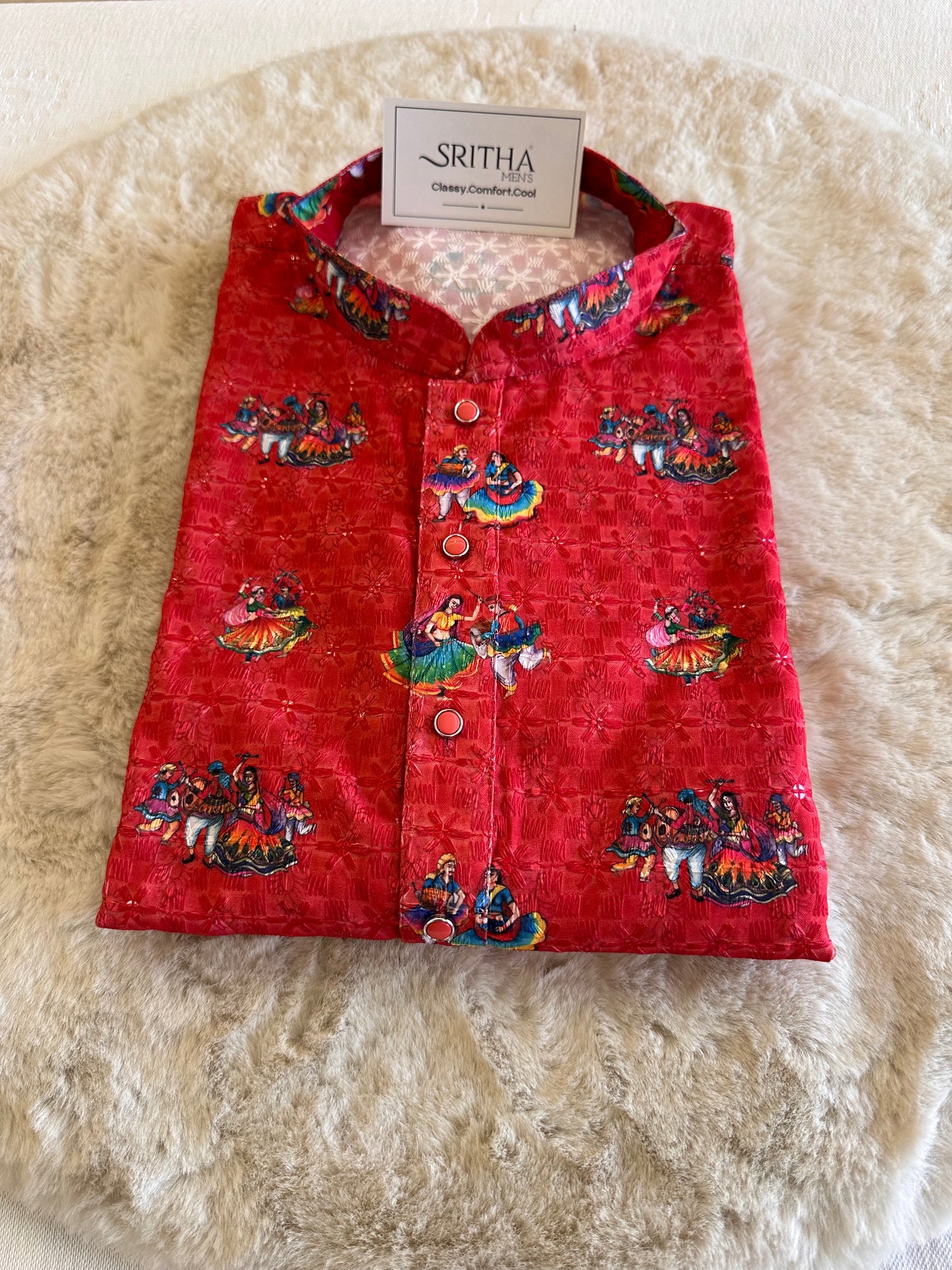 SM1125-02-12 Red Tribe Thread-work Design