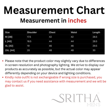 SM0724/25-08-06 Red Orange Short Cotton Kurta