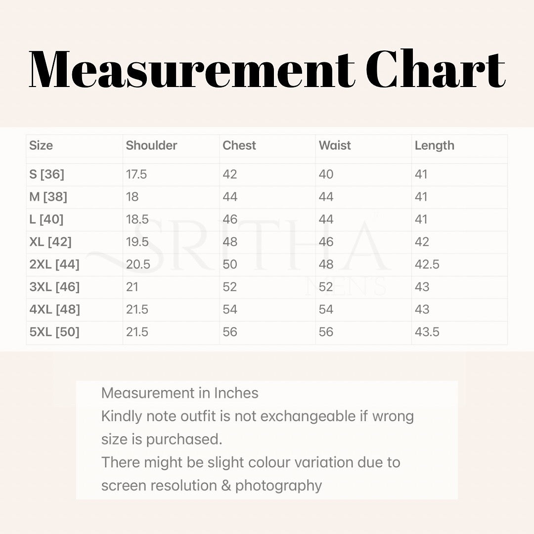 SM0924-01-05 Light Khaki & Green Viscose Kurta