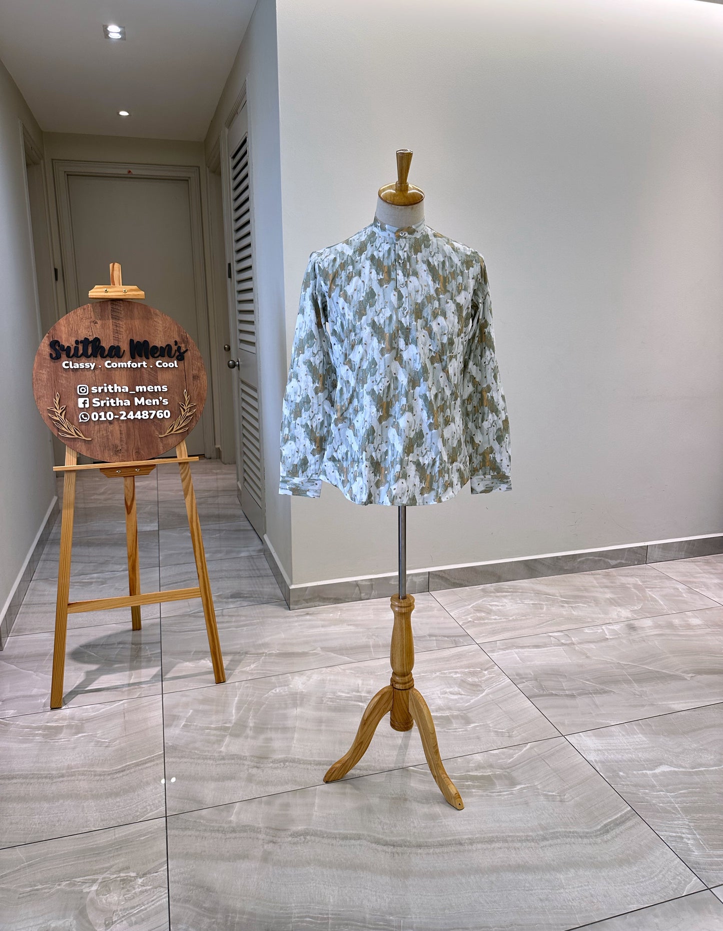 SM0324-01-05 Off White Multi Shade Cotton Silk